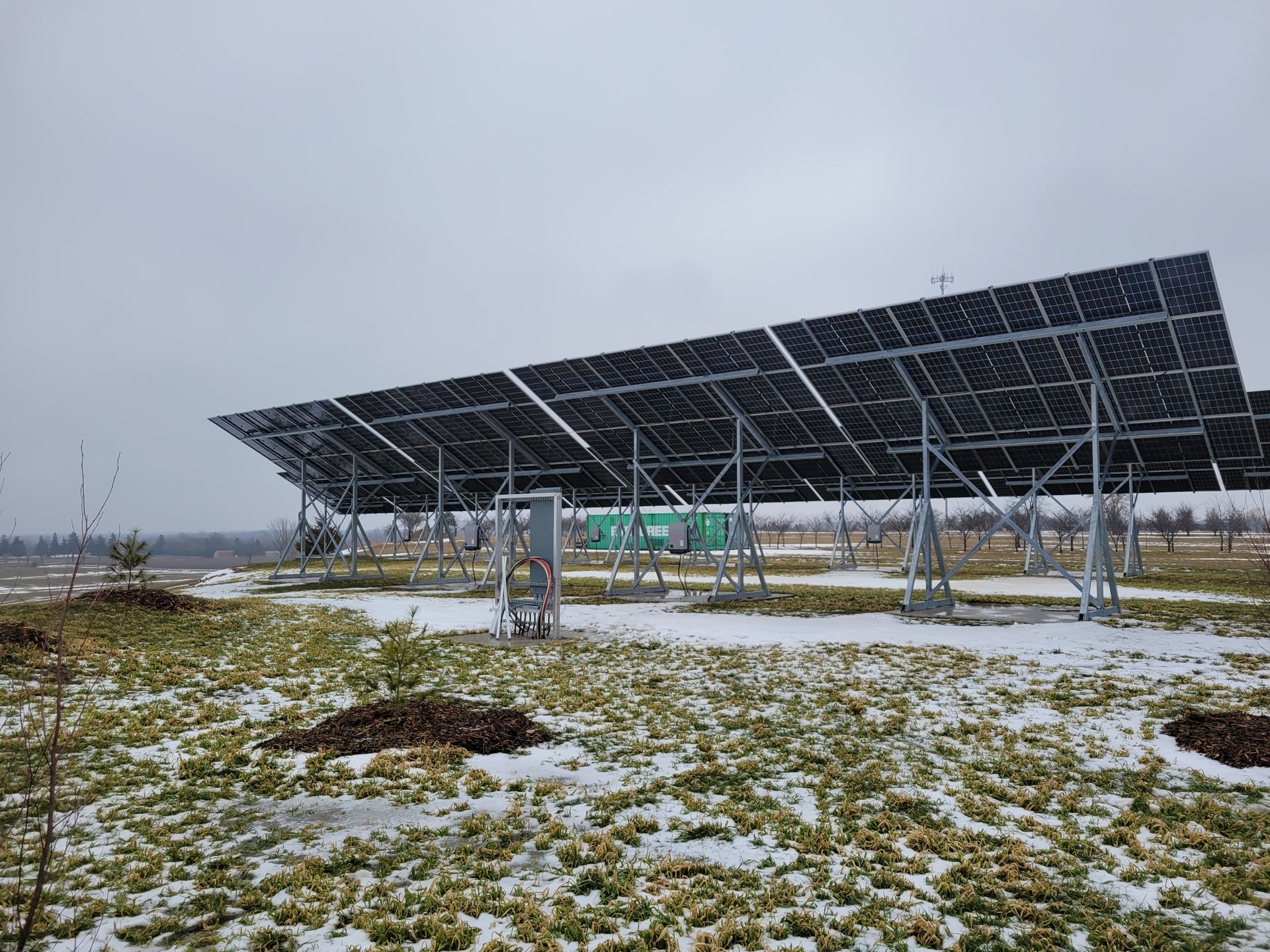 Winery Ground Mount — 76kW solar PV system, Thedford ON